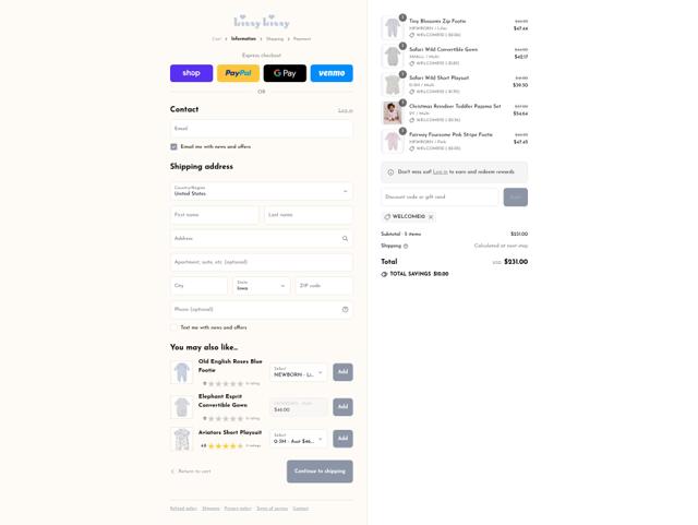 Kissy Kissy checkout page showing Kissy Kissy discount code box | Screenshot taken by SimplyCodes community member on Sep 8, 2025