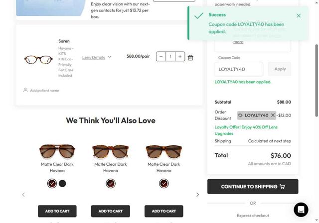 Kits checkout page showing Kits coupon code box | Screenshot taken by SimplyCodes community member on Sep 4, 2025