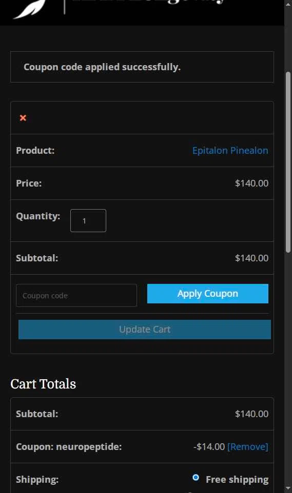 KIYA Longevity checkout page showing KIYA Longevity promo code box | Screenshot taken by SimplyCodes community member on Dec 22, 2025