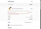 Kize Concepts coupon verification screenshot