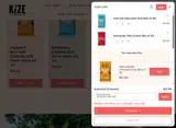 Kize Concepts coupon verification screenshot