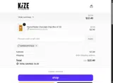 Kize Concepts coupon verification screenshot