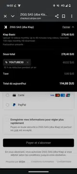 YOUTUBE30 coupon verification screenshot