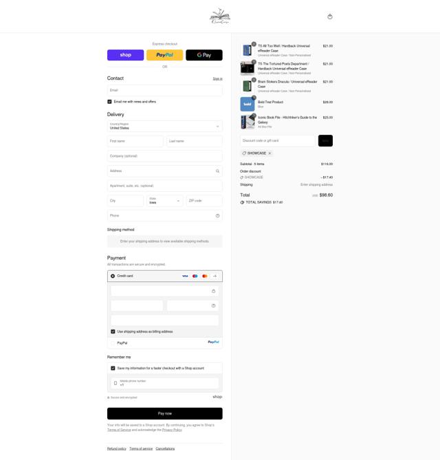 KleverCase checkout page showing KleverCase discount code box | Screenshot taken by SimplyCodes community member on Sep 14, 2025