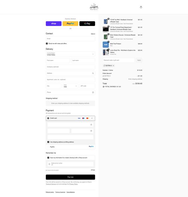 KleverCase checkout page showing KleverCase discount code box | Screenshot taken by SimplyCodes community member on Sep 14, 2025
