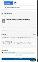 WS10K23 coupon verification screenshot