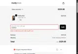 HCIFI20 coupon verification screenshot