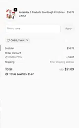 ONEBUY1WIN coupon verification screenshot