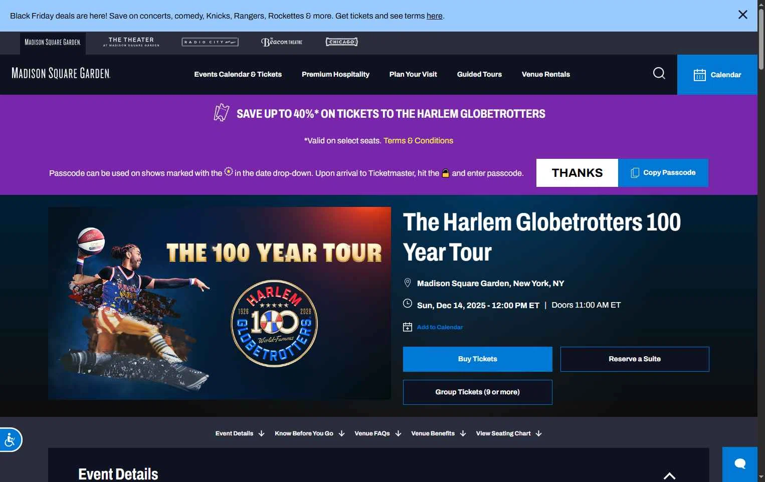 Knicks checkout page showing Knicks discount code box | Screenshot taken by SimplyCodes community member on Nov 27, 2025