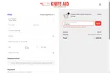 Knife Aid coupon verification screenshot