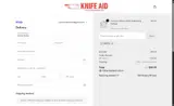 Knife Aid coupon verification screenshot