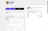 Knights Gear coupon verification screenshot
