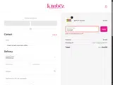 Knobez coupon verification screenshot