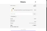 KNOURS25 coupon verification screenshot