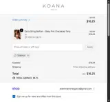 TERRY35 coupon verification screenshot