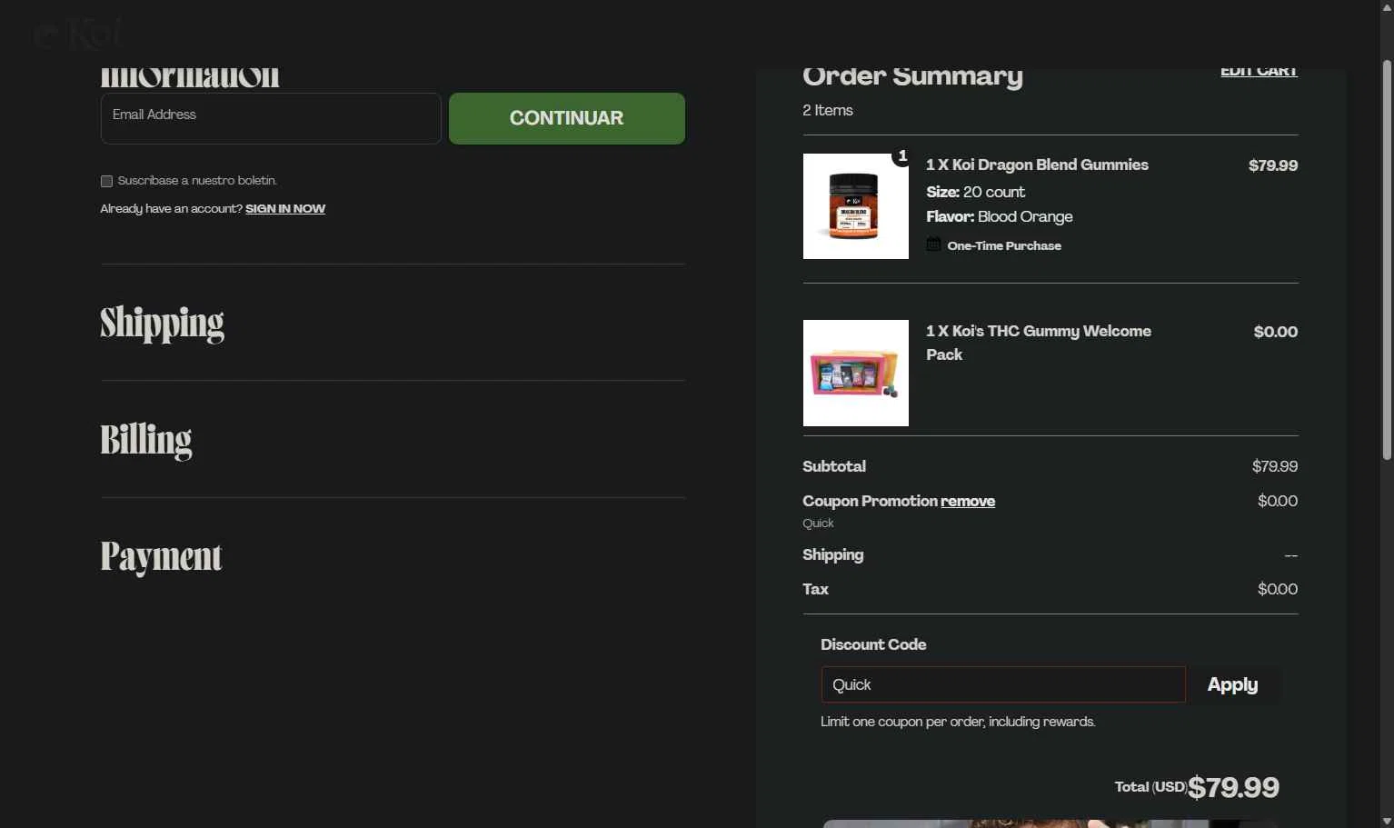 Koi CBD Promo Codes - 35% Off (13 Verified) Jan 2026