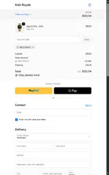 WELCOME15 coupon verification screenshot