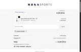 Kona Sports coupon verification screenshot