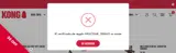 WELCOME_YBX6L9 coupon verification screenshot