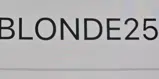 Blonde25 coupon verification screenshot