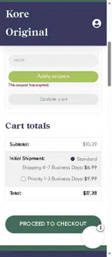 HH25 coupon verification screenshot