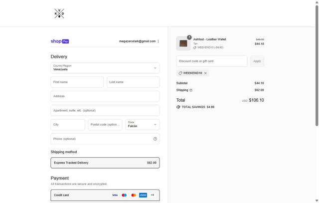 KOVERED checkout page showing KOVERED discount code box | Screenshot taken by SimplyCodes community member on Aug 27, 2025
