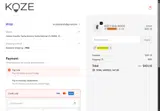Modern10 coupon verification screenshot