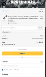 KAYORIS coupon verification screenshot