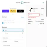Krystal Fragrance coupon verification screenshot