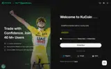 KuCoin coupon verification screenshot