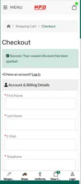 get10off coupon verification screenshot