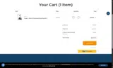 WELCOME10 coupon verification screenshot