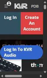 KVR Audio coupon verification screenshot