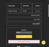 KVR Audio coupon verification screenshot