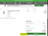 PORTUGAL10 coupon verification screenshot
