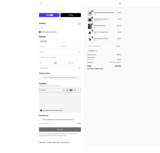Kyi Kyi checkout page showing Kyi Kyi discount code box | Screenshot taken by SimplyCodes community member on Aug 22, 2025