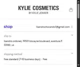 KYLIE15 coupon verification screenshot