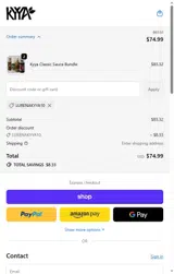 KYYA Chocolate coupon verification screenshot