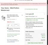 Los Angeles Angels coupon verification screenshot