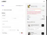 L:a Bruket coupon verification screenshot