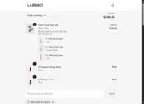 L:a Bruket coupon verification screenshot