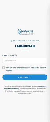 LabSourced Peptides coupon verification screenshot