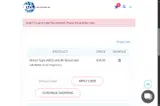 explore15 coupon verification screenshot