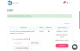 FIRST10 coupon verification screenshot