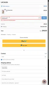 WEEKEND25 coupon verification screenshot