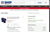 Los Angeles Chargers coupon verification screenshot