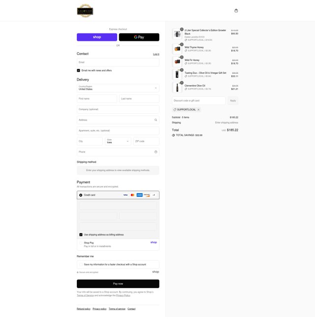 Laconiko checkout page showing Laconiko promo code box | Screenshot taken by SimplyCodes community member on Sep 6, 2025