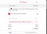 WELCOME10 coupon verification screenshot