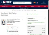 Los Angeles Dodgers coupon verification screenshot