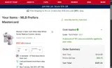 Los Angeles Dodgers coupon verification screenshot